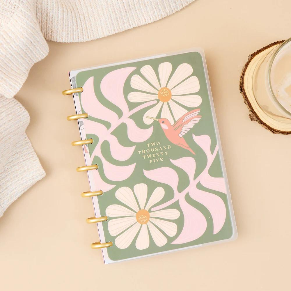 Happy Planner 2025 Desert Rose Planner Mini Vertical Layout - 12 Months PPMD12-177