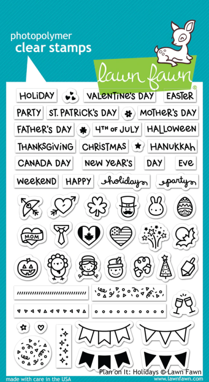 Lawn Fawn: Plan on It: Holidays LF1231