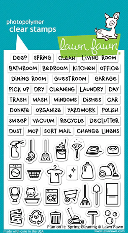 Lawn Fawn: Plan on It: Spring Cleaning LF1607