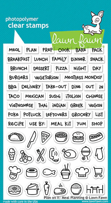 Lawn Fawn: Plan on It: Meal Planning LF1928