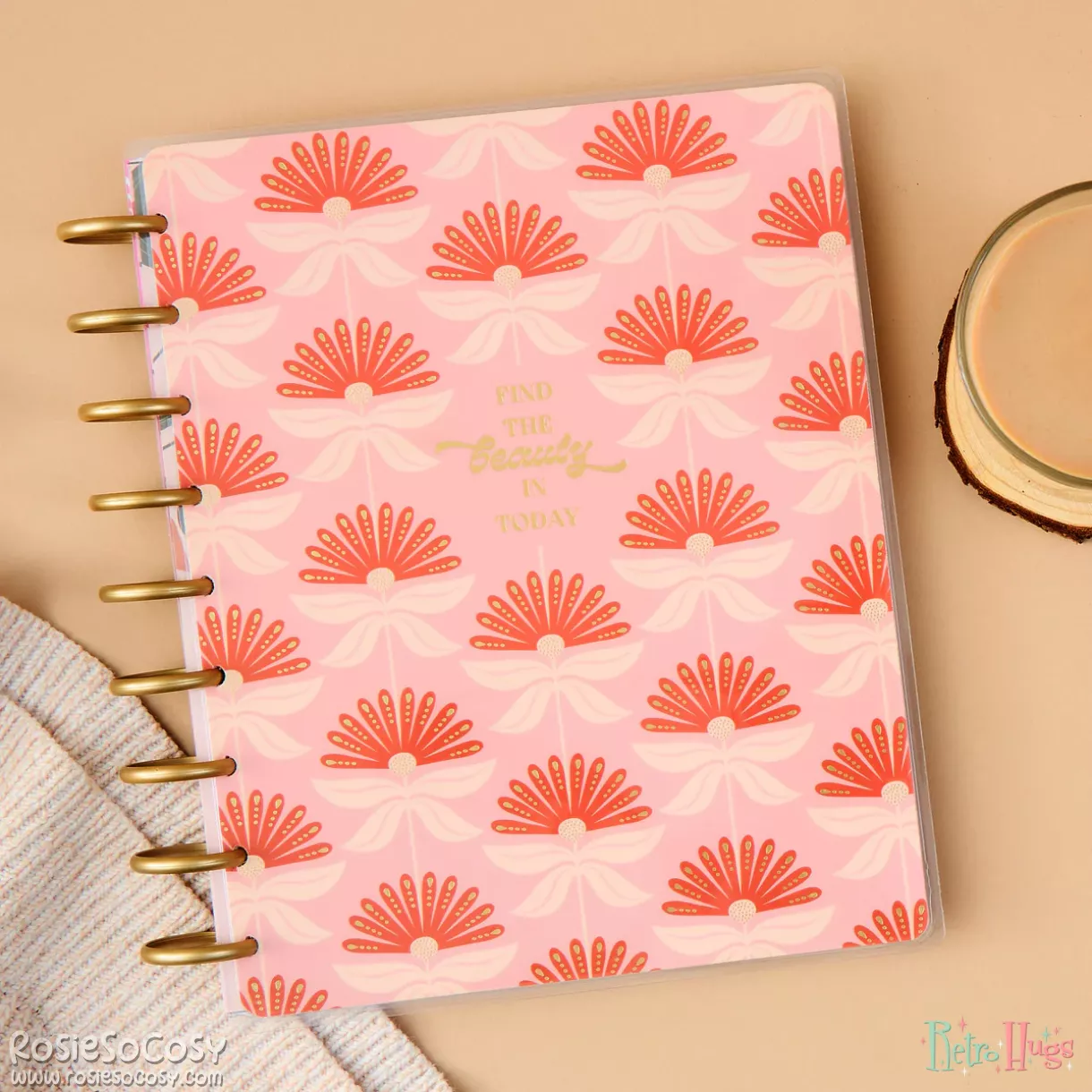 2025 Desert Rose Planner Classic Horizontal Layout - 12 Months PPCD12-551